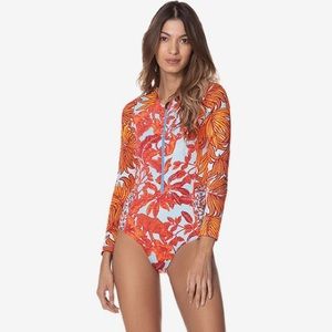 NWOT Maaji reversible Amusement Triton Surfsuit One-Piece long sleeve
